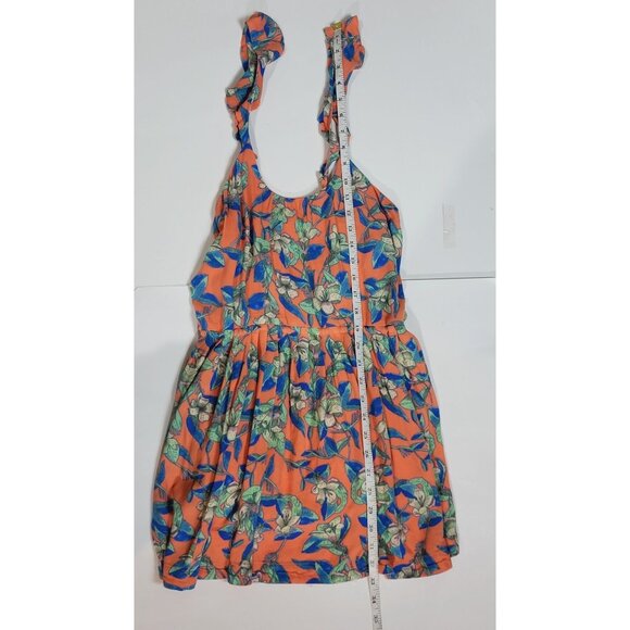 Free People Floral Dear You Sundress With Ruffled Straps & Scoop Neck Size XS - Picture 6 of 9